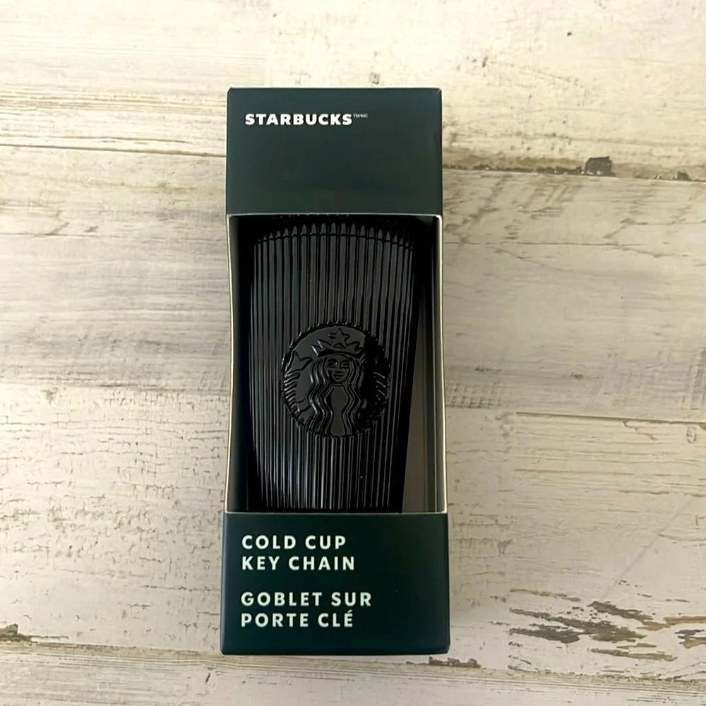 NIB Black Starbucks 2024 Keychain